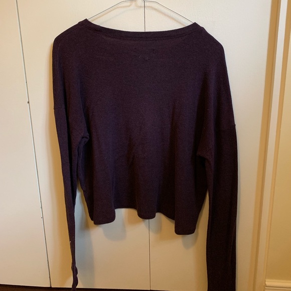 ARITZA TNA DARK PURPLE SWEATER - Picture 3 of 3